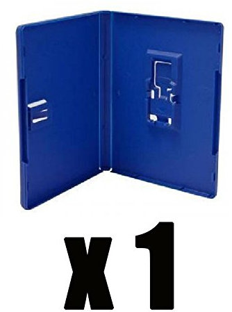 DVD Center PS Vita Spielgehäuse: Schutz während des Transports, Aufbewahrung - Hülle mit Hartschale, Blau, Hochwertig, entspricht dem Original