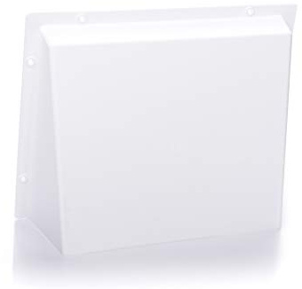 Rytons Building Products ABC9WH Light and Draught Reducing Airbrick Cowl Hood Cover, White