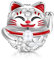 Gnoce Femme Charms de Chat Porte-bonheur en Argent Sterling 925 Bonne Chance Breloque Compatible avec Bracelets et Colliers