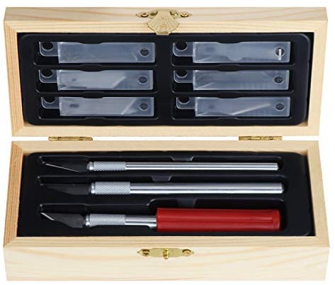 WiMas Kit de cutter de précision en acier au carbone et plastique pour loisirs créatifs, scrapbooking et sculpture