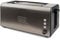 BLACK+DECKER BXTO1500E - Grille-pain 1500W, 2 fentes Extra larges, 3 fonctions, 7 niveaux de brunissage, fonction STOP, ramasse-miettes, Inox