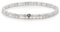 BERGERLIN Mondstein Armband echt mit 925 Sterling Silberperle - facettierte Perlen - Größe XS