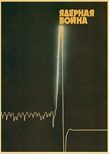 LLAAIT Vintage Stalin UDSSR CCCP Poster Gute Qualität Drucke und Poster Wandkunst Retro Poster für Home Room Wanddekoration Aufkleber, E165,30X21cm