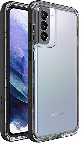 LifeProof Next Series Schutzhülle für Galaxy S21 + 5G (nur – passt Nicht in Übergröße oder Ultra) – Schwarz (transparent/schwarz)
