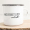 Huuraa Emaille Tasse Wolfenbüttel Geschenk Kaffeebecher Vintage 300ml Wolfenbüttel Geschenkidee