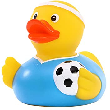 Schnabels Quietsche-Ente Fußballer - lustiges Geschenk für kleine und große Fußballfans!