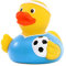 Schnabels Quietsche-Ente Fußballer - lustiges Geschenk für kleine und große Fußballfans!