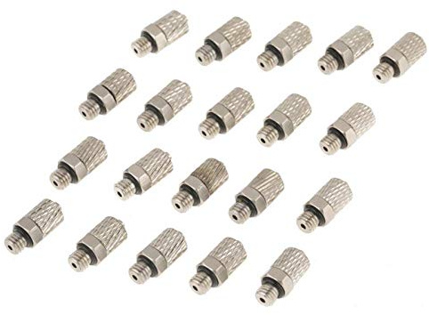 Connecteur de tuyau d'air, 20 pièces M5 4mm Mini raccord pneumatique de poussée pneumatique connecteur mâle droit tuyau d'air raccord rapide