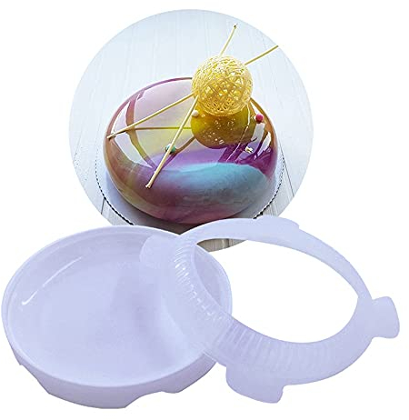 1 Set runde Eclipse Silikon-Kuchenform für Mäuse, Eis, Chiffon, Kuchen, Backform, Dekoration, Zubehör, Backzubehör, Werkzeuge