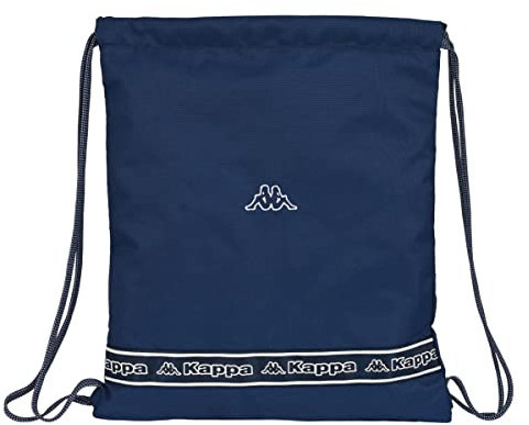 Safta M196 KAPPA Rucksack, flach, groß, ideal für Kinder verschiedener Altersgruppen, bequem und vielseitig, Qualität und Widerstandsfähigkeit, 35 x 40 cm, Marineblau, Unisex, Kinder (1 Stück