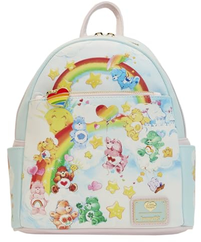 Loungefly Care Bears Mini Backpack Cloud Party Nue offiziell Blau One Size
