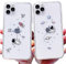 AMART 2Pack for iPhone 11 Pro Max Case Cute, Clear Case with Astronaut Design Cartoon Planet Star Space Pattern Soft Thin TPU Cool Kids Girls Women Man Shockproof Case for iPhone 11 Pro Max
