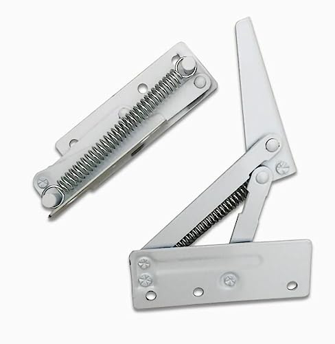 2 pièces support de levage pliable à 80 degrés, charnières à ressort noires sont largement utilisées dans les poussoirs de charnière de canapé, charnières de support de rangement de meubles