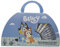 Bluey- Set de papelería, Manulidades, Maletín de dibujo, Actividades artísticas y creativas, Color Azul, Producto oficial (CyP Brands)