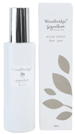 Woodbridge Raumduft | Pure Linen - 100 ml | langanhaltender Duft für Frische & Wohlbefinden | Premium Raumspray für Zuhause | Sanfter Raumlufterfrischer