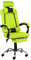 Totò Piccinni Sedia Ufficio BETA Gaming Ergonomica Reclinabile Girevole con cuscini e poggiapiedi con rotelle e poggiatesta (Beta Verde)