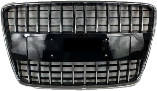 Auto Vordere Stoßstange Kühlergrill für Audi Q7 SQ7 2006-2015+, KüHlergrill Front Ersatz Hauben Grill Doppelsteg Sport Kühlergrill