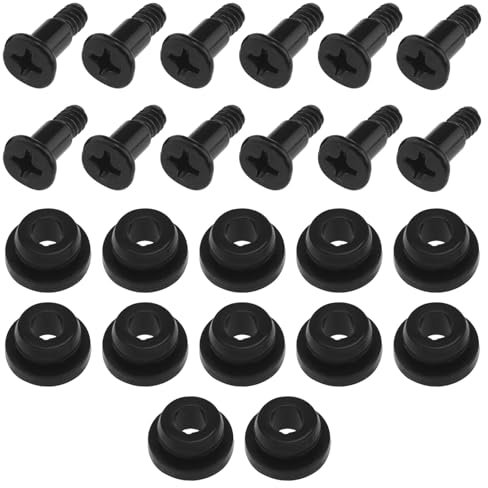 Create idea 12 Ensembles Vis de Disque Dur de 3,5 Pouces avec Kit de Rondelle en Caoutchouc Vis d'absorption des Chocs de Disque Dur Vis d'absorption des Chocs pour Boîtiers d'ordinateur HDD SSD