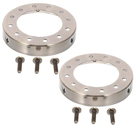 Yardenfun 2 Stücke Kronleuchter Ersatzteile Metall Lampenschirm Abdeckung Decke Lampe Zubehör Leuchten Dekorative Wohnkultur