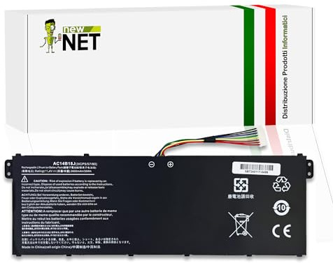 new net - Batteria AC14B18J [11.31-11.46 V - 2600 mAh] Compatibile con Acer Aspire ES1-731-C6ME, ES1-731-C7FL, ES1-731-C849, ES1-731-C8VZ, ES1-731-C91J