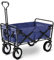 OTUEGFGFD Gartenwagen, Klappwagen, zusammenklappbar, robuster Outdoor-Trolley, Transportwagen, max. Belastung 80 kg, für den Außenbereich