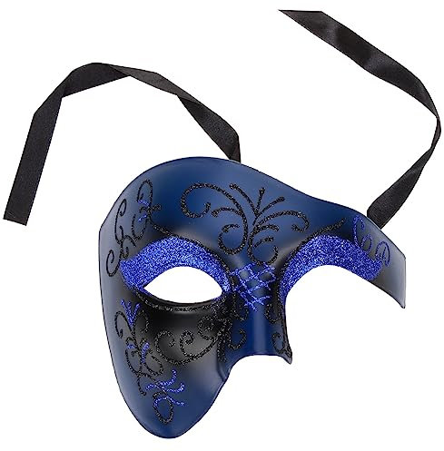 NAMOARLY Halloween Halbmaske Maskerade Maske Partymaske für Frauen Karneval Requisiten Kunststoff Halbmaske