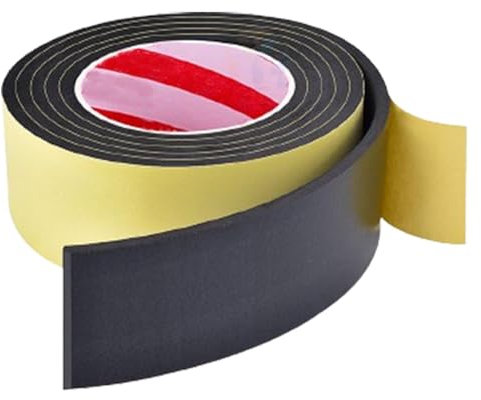 Smileshiney Bande d'isolation phonique de porte, bande d'étanchéité autocollante en EVA, pour fenêtre de chambre d'enfant