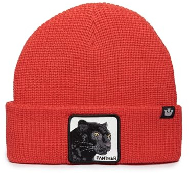 Goorin Bros. The Farm Unisex Acryl-Mütze mit Bündchen, Rot (Panther Vision), Einheitsgröße