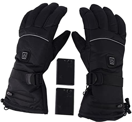 PAMINGONO Rechargeable Heated Gloves Men's Women's Battery Operated for Work Fishing