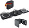 SCHWAIGER LISM0031 Ladestation Ladegerät Ladeplatte QI Wireless Multicharge Magsafe Faltbar Klappbar Reiseladegerät Ladeadapter Smartphone iPhone Smartwatch AppleWatch Kopfhörer Airpods