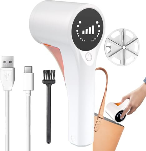 Fabric Shaver for Clothing - Electric Fuzz Remover 2 In 1,Sweater Defuzzer Fabric Fuzz Depiller with Digital LED Display for Home Clothes Coat Sweater Use