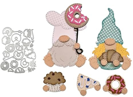 Brote Stanzschablone, Metall Stanzformen Set für Kartenherstellung | Stanzbögen, Die Cuts für DIY Scrapbooking, Fotoalbum, Journale Prägungen,Karten Dekorative