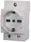 gloca Presa Schuko + Bivalente 16A 220V AC Modulare 2,5 Moduli Din