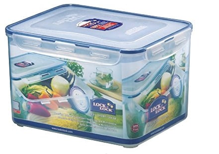 Lock & Lock Rectangular HPL838 9L Blue, Transparent Food Storage Container Box