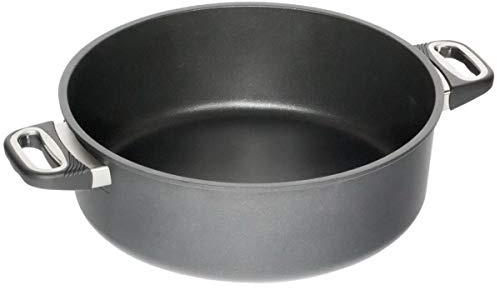 AMT Gastroguss Bratentopf 32 cm Ø, 12 cm hoch, induktionsgeeignet, Lotan® Antihaft-Veredelung, Gusspfanne (Aluguss), AMZN-I-1232