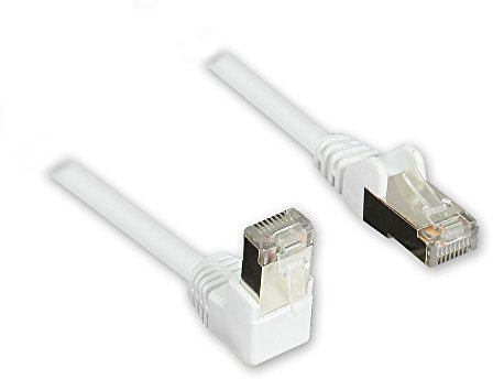 Alcasa Cat. 5e 0,25 m 0,25 m CAT5E U/UTP (UTP) weiß Netzwerk-Kabel – Kabel Netzwerk-(0,25 m, Cat5e, RJ-45, RJ-45, U/UTP (UTP), männlich/männlich)