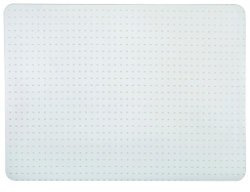 Bodenschutzmatte für Teppichboden 1168 x 1524 mm aus transparentem Polycarbonat