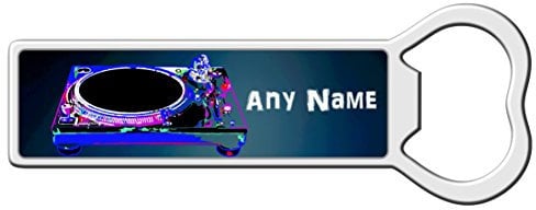 Personalised DJ Deck Print Bottle Opener Fridge Magnet