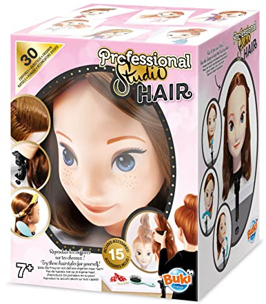 Buki - 5422 - Professional Studio Hair - Frisierköpfe, Rosa, M