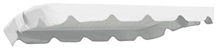 Hollywoodschaukel Ersatzdach 182 x 134 cm (Taschenmaß 176 x 130 cm), weiß, 100% Polyester