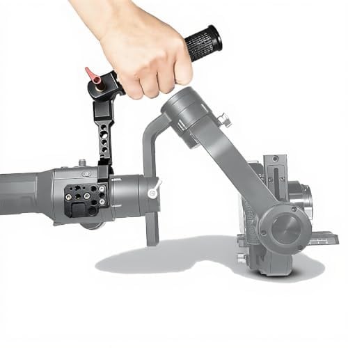 Empuñadura de Mano para el estabilizador Ronin-S/Ronin-SC, Accesorios de estabilizador de Agarre de Eslinga con Mango Plegable de aleación de Aluminio con Interfaz de Zapata fría