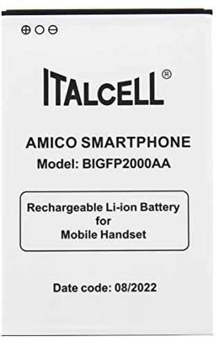 BATTERIA ITALCELL COMPATIBILE PER BRONDI AMICO SMARTPHONE BIGFP2000AA QUALITA' ITALCELL