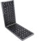 Clavier Bluetooth Sans Fil | Clavier Pliable Portable Clavier Mécanique Pleine Grandeur pour IOS/Android/Windows Clavier D'ordinateur pour Ordinateur/Téléphones Intelligents/Tablettes(Gris fer)