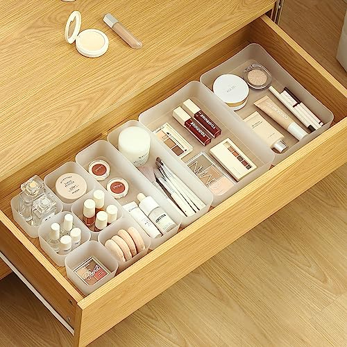 Poeland Schubladen-Organizer, Aufbewahrungsbox für Schlafzimmer, Kommode, Badezimmer, Küche, 10 Stück