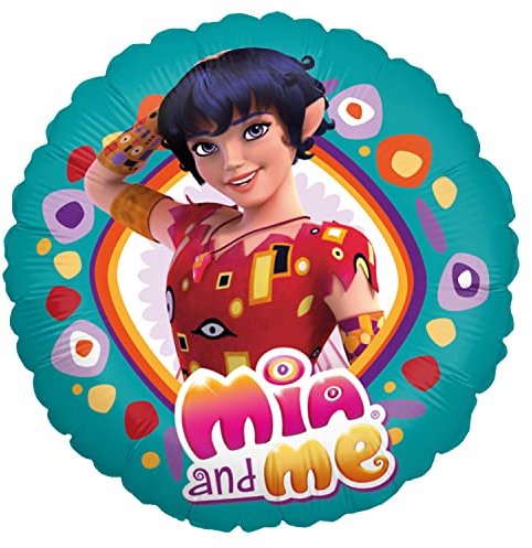 Party Factory `Mia & Me´ Folienballon, Ø45cm, bunt, türkis, Prinz Mo, Centopia Heliumballon zum Kindergeburtstag