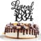 Xsstarmi 1 Pack Legend Since 1935 Cake Topper Glitter Happy 90th Birthday Cake Topper 90 Fabulous Cake Decoration for Happy 90th Men and Women Birthday Wedding Anniversary Party Cake Decorations Black
