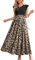 OUGES Maxi Dresses for Women UK Long Summer Ladies Short Sleeve Elegant Wedding Sundress with Pockets-XXL