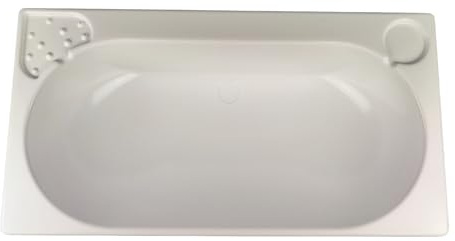 Waschbecken rechteckig Wohnmobil Caravan Kunststoff weiß 66 x 34 x 16 cm