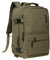 KAUKKO Canvas 40L Reiserucksack, Freundlich Handgepäck Rucksack Travel Backpack für 15,6 Zoll Laptop, Flug Genehmigt Bordgepäck Wasserabweisend Kabinenrucksack für Weekender Trip, FH11-Grün