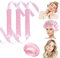 SNAIL GARDEN 3 PCS hitzefreie Lockenstäbe&1 PCS Schlafhaube Set,Über Nacht Blowout Stäbe für langes Haar,Satin Lockenstäbe ohne Hitze mit Band Design für Frauen Teenager Mädchen